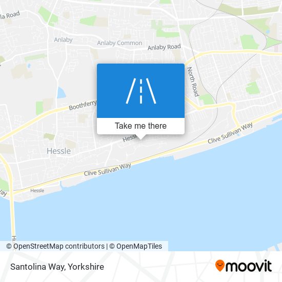 Santolina Way map