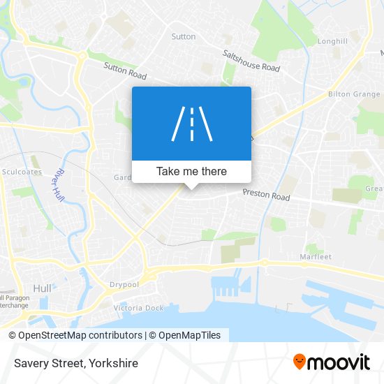 Savery Street map