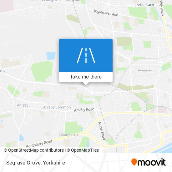 Segrave Grove map