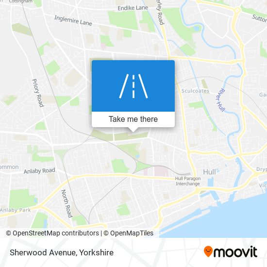 Sherwood Avenue map