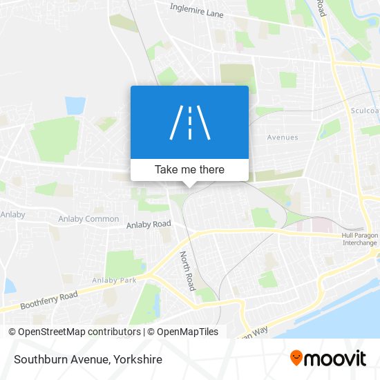 Southburn Avenue map