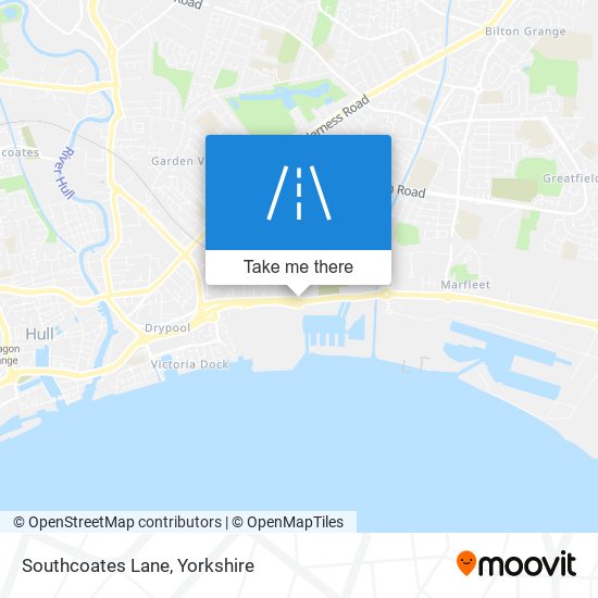 Southcoates Lane map