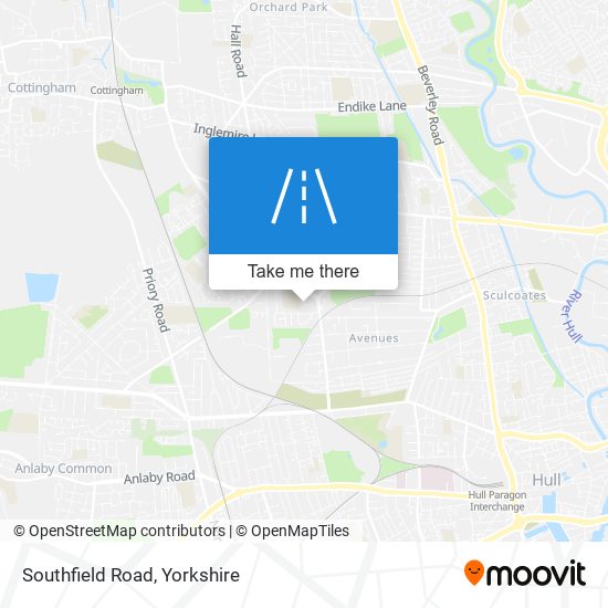 Southfield Road map