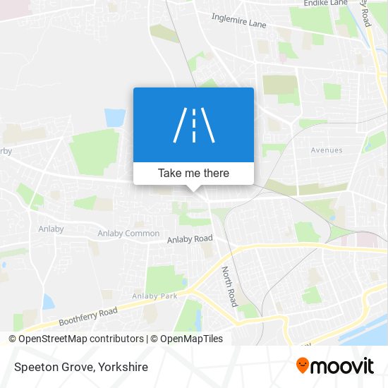 Speeton Grove map