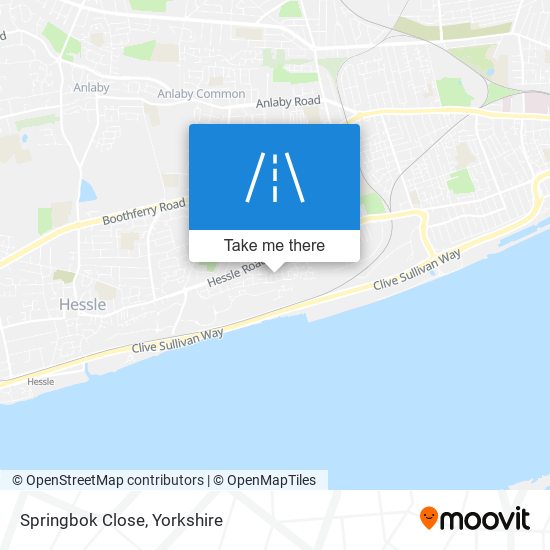 Springbok Close map