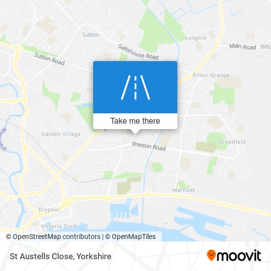 St Austells Close map