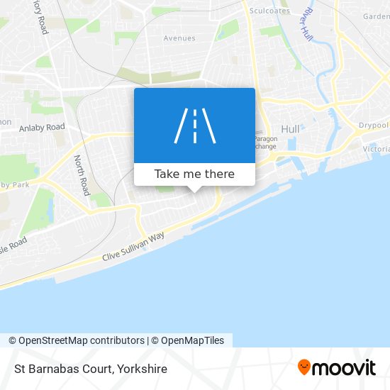 St Barnabas Court map