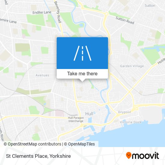 St Clements Place map