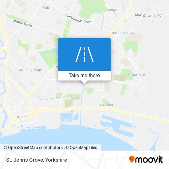 St. John's Grove map