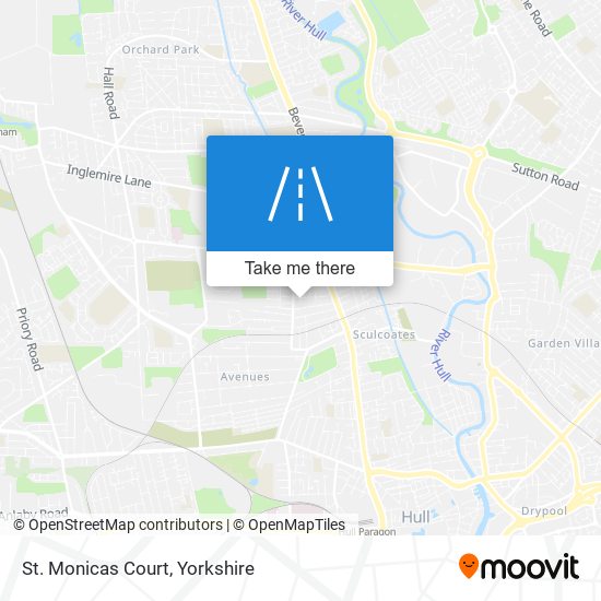 St. Monicas Court map