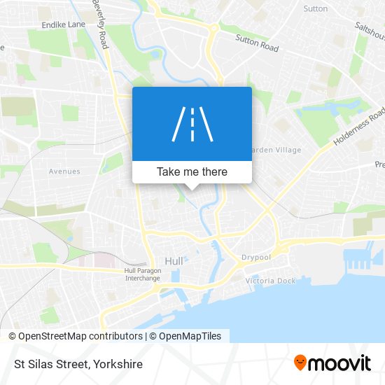 St Silas Street map