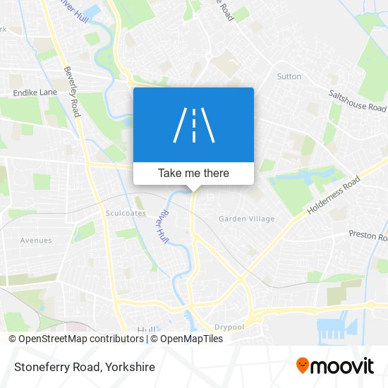 Stoneferry Road map