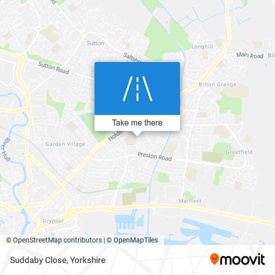 Suddaby Close map