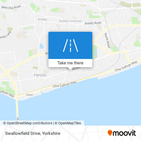 Swallowfield Drive map