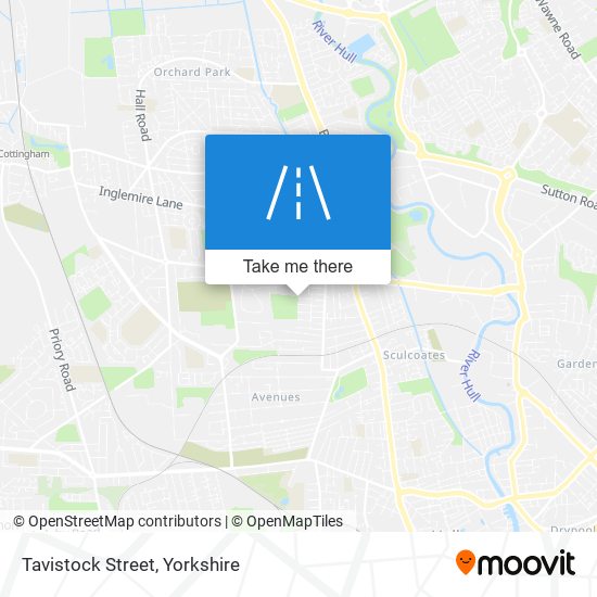 Tavistock Street map