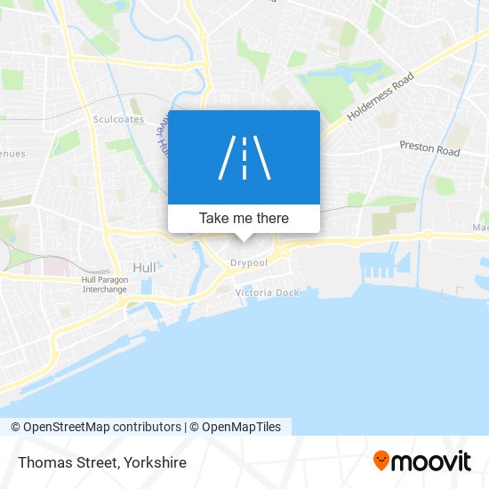 Thomas Street map