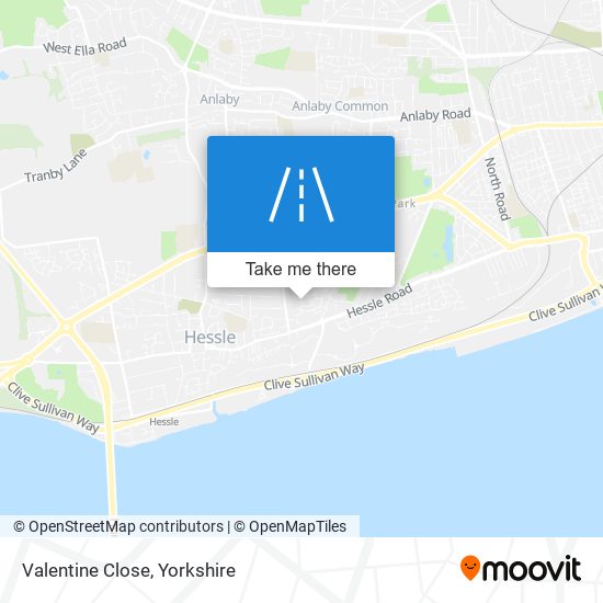 Valentine Close map