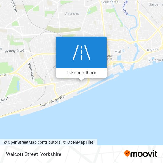 Walcott Street map