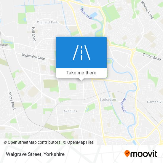 Walgrave Street map