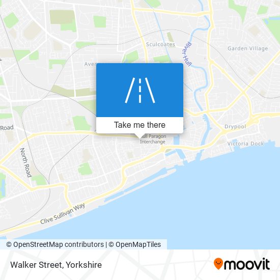 Walker Street map