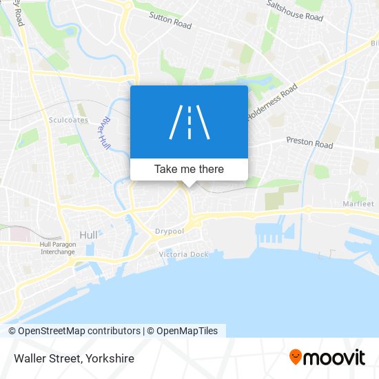 Waller Street map