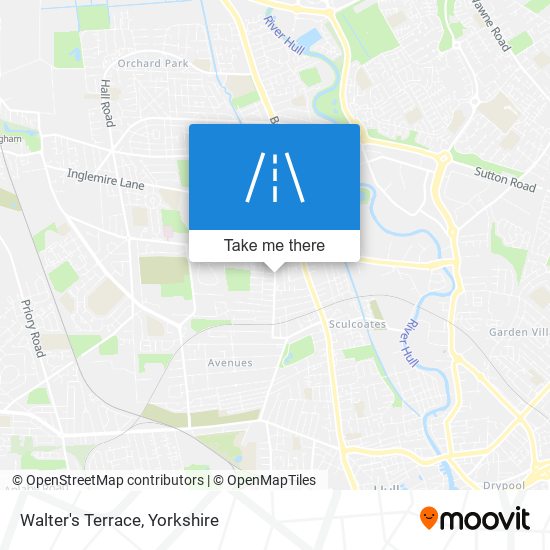 Walter's Terrace map