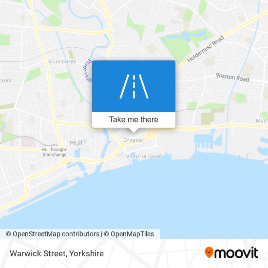 Warwick Street map
