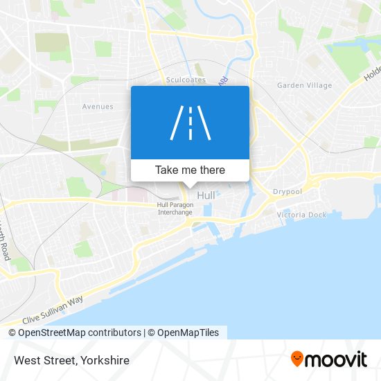 West Street map