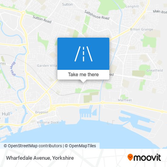 Wharfedale Avenue map