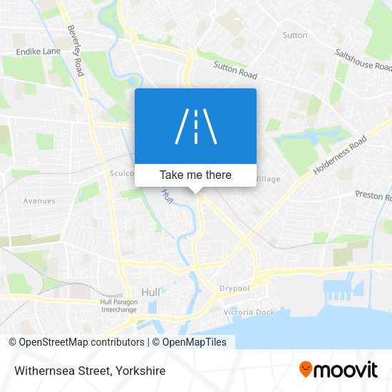 How to get to Withernsea Street, Hull by bus or train?