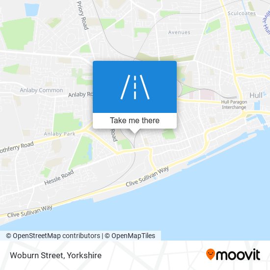 Woburn Street map