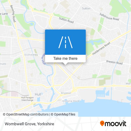 Wombwell Grove map