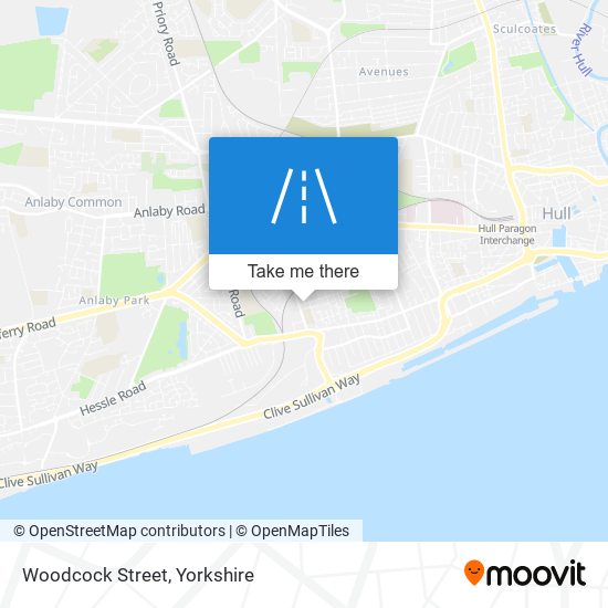 Woodcock Street map
