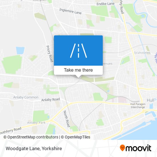 Woodgate Lane map