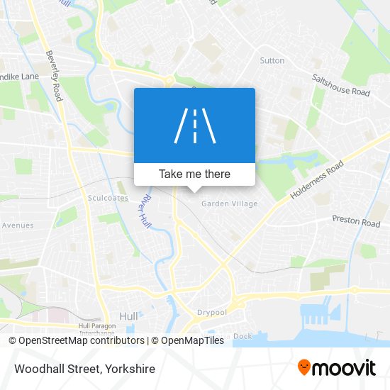 Woodhall Street map