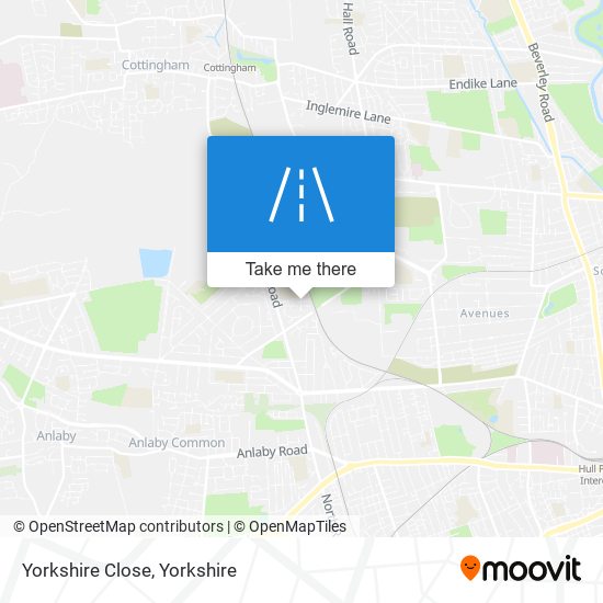 Yorkshire Close map