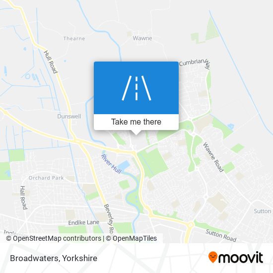 Broadwaters map