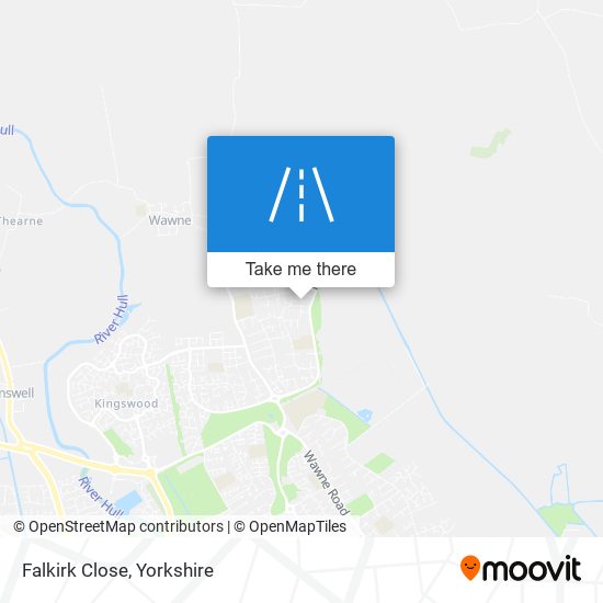 Falkirk Close map
