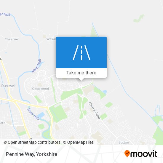 Pennine Way map