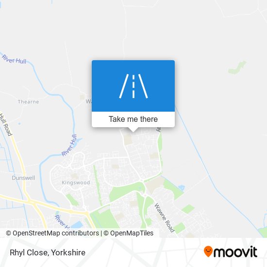 Rhyl Close map