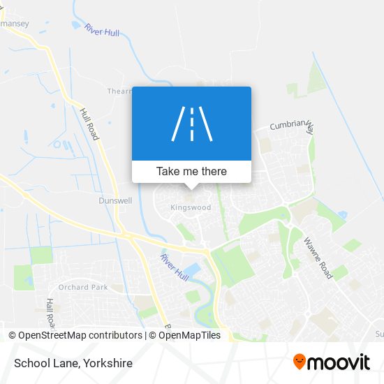 School Lane map