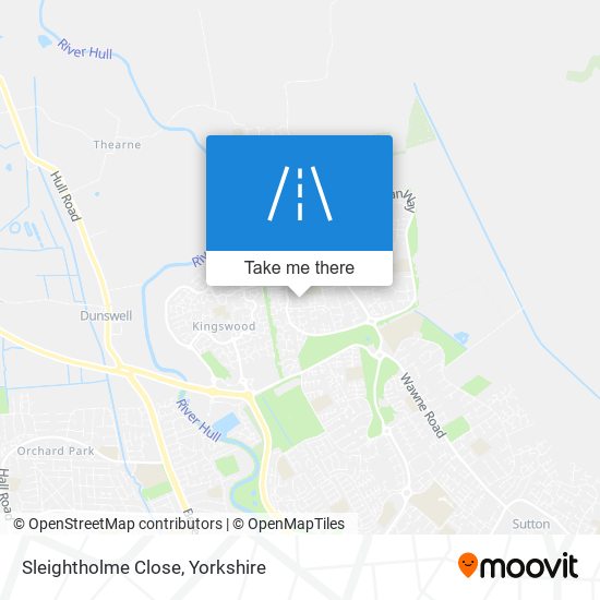 Sleightholme Close map