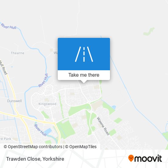 Trawden Close map