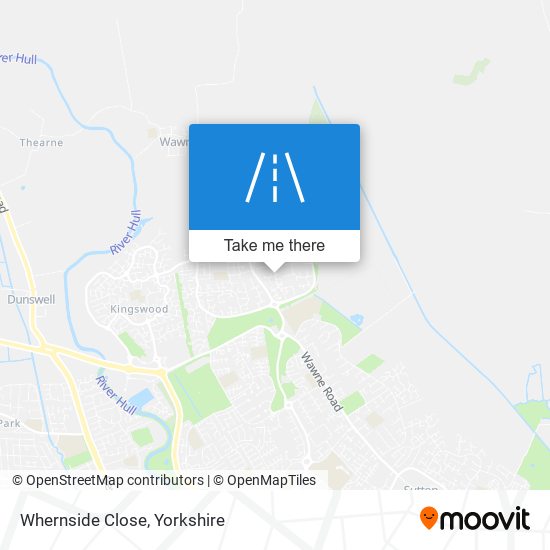 Whernside Close map