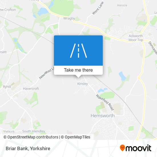 Briar Bank map