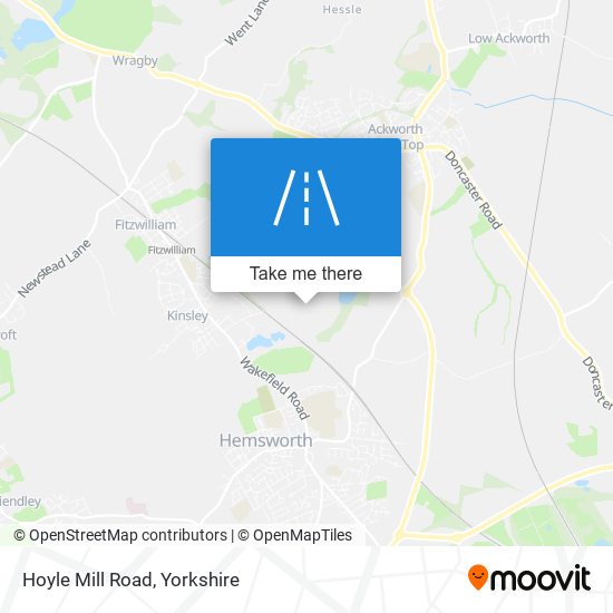 Hoyle Mill Road map