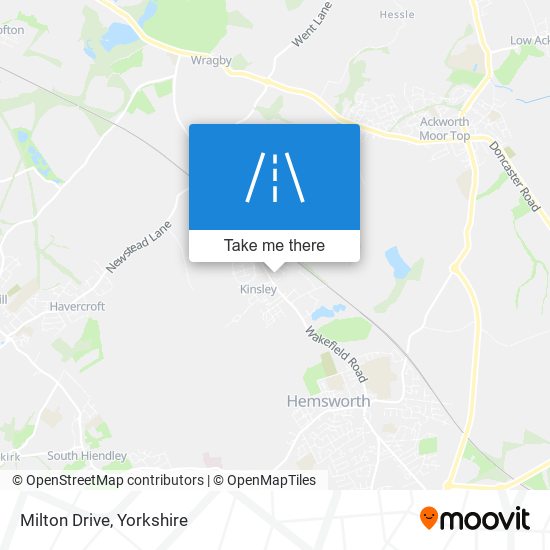Milton Drive map