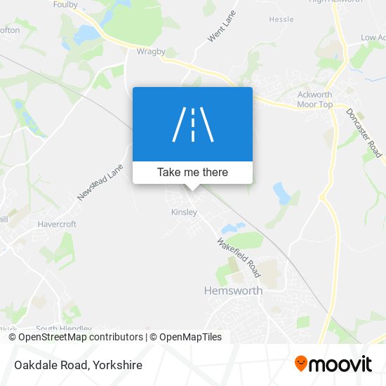 Oakdale Road map