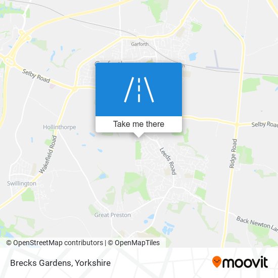 Brecks Gardens map