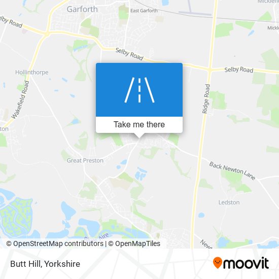 Butt Hill map
